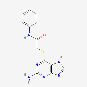 molecular formula C13H12N6OS B12418824 Enpp-1-IN-10 