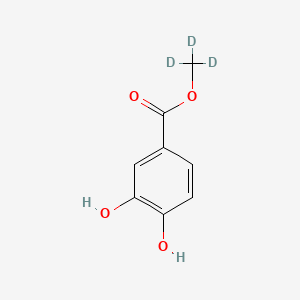 molecular formula C8H8O4 B12418895 3,4-Dihydroxybenzoic Acid Methyl Ester-d3 