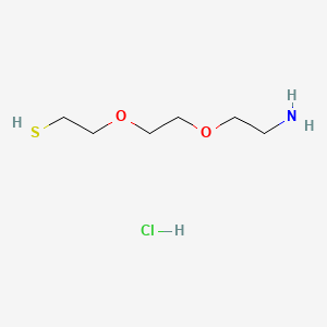 2-[2-(2-aminoethoxy)ethoxy]ethanethiol;hydrochloride