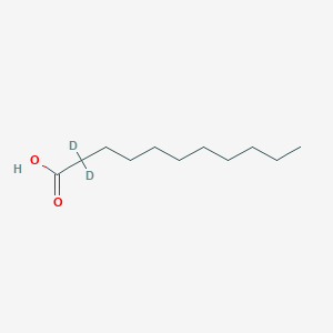 molecular formula C11H22O2 B12418987 2,2-Dideuteroundecanoic acid 