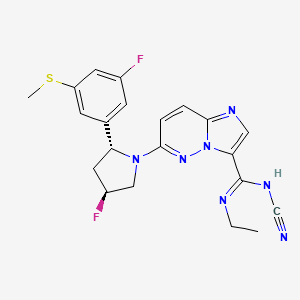 molecular formula C21H21F2N7S B12419028 Trk-IN-17 