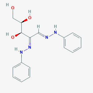 molecular formula C17H20N4O3 B1241903 3,4,5-trihydroxy-2-(2-phenylhydrazono)pentanal N-phenylhydrazone 