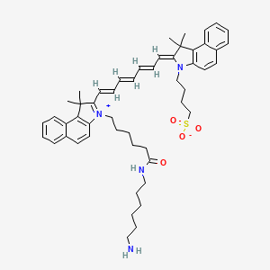 molecular formula C51H64N4O4S B12419035 ICG-amine 