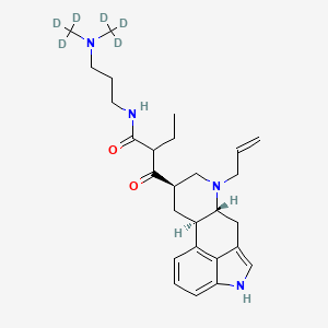 molecular formula C27H38N4O2 B12419037 Cabergoline isomer-d6 