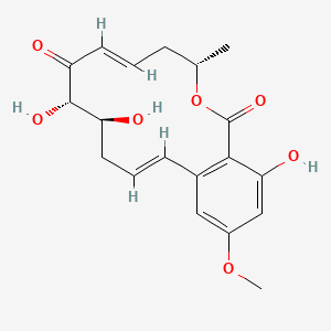 molecular formula C19H22O7 B1241908 5E-7-氧杂泽烯醇 