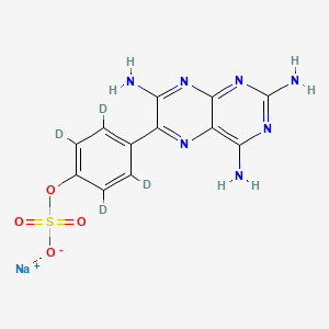 4-Hydroxy Triamterene Sulfate-d4, Sodium Salt