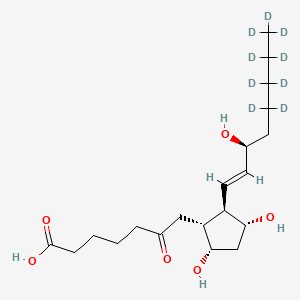 molecular formula C20H34O6 B12419138 6-Ketoprostaglandin F1alpha-d9 