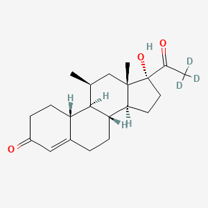 17-Hydroxy-11|A-methyl-19-norprogesterone-d3