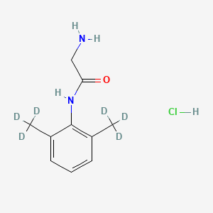 molecular formula C10H15ClN2O B12419165 Glycinexylidide-d6 Hydrochloride 