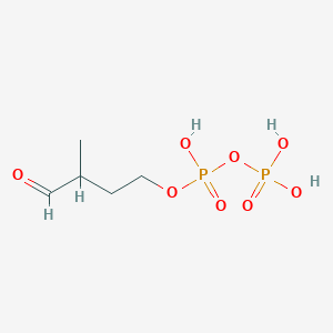 molecular formula C5H12O8P2 B1241922 3-甲酰基丁基二磷酸 