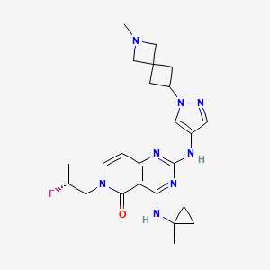 molecular formula C24H31FN8O B12419308 Irak4-IN-12 