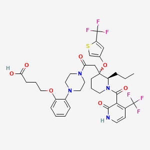 molecular formula C36H40F6N4O7S B12419338 p53-HDM2-IN-1 