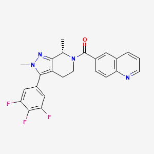 molecular formula C24H19F3N4O B12419402 Magl-IN-6 