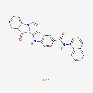 molecular formula C29H18BrN3O2 B12419490 Anti-MRSA agent 3 