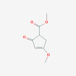 B124195 Methyl 4-methoxy-2-oxocyclopent-3-ene-1-carboxylate CAS No. 141693-19-8