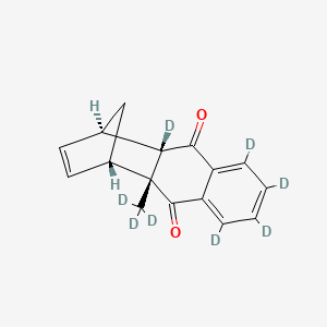 (1R,4S,4aR,9aS)-rel-1,4,4a,9a-Tetrahydro-4a-methyl-1,4-methanoanthracene-9,10-dione-d8