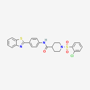 molecular formula C25H22ClN3O3S2 B12419516 Dual FAAH/sEH-IN-1 