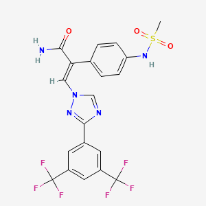 molecular formula C20H15F6N5O3S B12419555 Xpo1-IN-1 