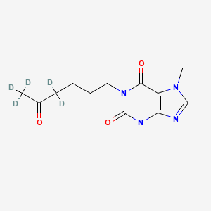 Pentoxifylline-4',4',6',6',6'-D5