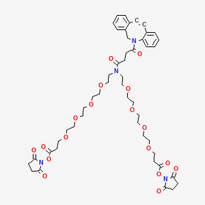 DBCO-N-bis(PEG4-NHS ester)