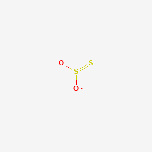 molecular formula O2S2-2 B1241960 硫代硫酸盐 
