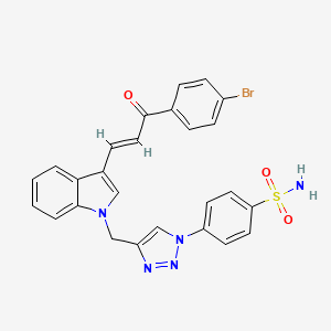 molecular formula C26H20BrN5O3S B12419614 hCA I-IN-2 