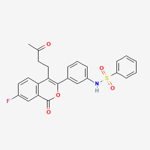 molecular formula C25H20FNO5S B12419650 Pde4-IN-6 