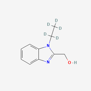 1-Ethyl-2-hydroxymethylbenzimidazole-d5