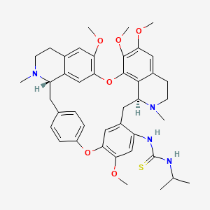 molecular formula C42H50N4O6S B12419816 Angiogenesis inhibitor 2 