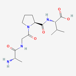 molecular formula C15H26N4O5 B12419817 H-Ala-Gly-Pro-Val-OH 