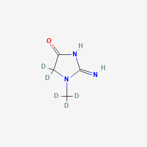 molecular formula C4H7N3O B12419821 Creatinine-d5 