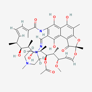 molecular formula C43H58N4O12 B12419889 Rifampicin-d4 