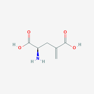 molecular formula C6H9NO4 B1241991 4-methylene-D-glutamic acid 