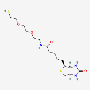 molecular formula C16H29N3O4S2 B12419921 Biotin-PEG2-SH 