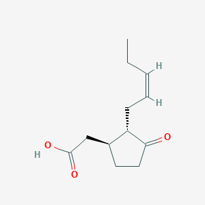 molecular formula C12H18O3 B1241998 (+)-茉莉酸 