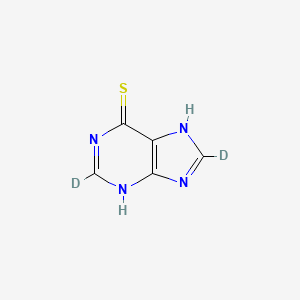 2,8-Dideuterio-3,7-dihydropurine-6-thione