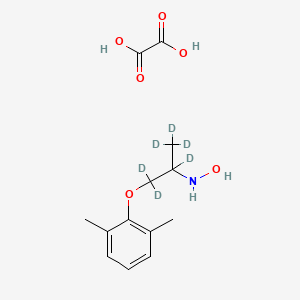 molecular formula C13H19NO6 B12420015 N-Hydroxy Mexiletine-d6 Oxalate 