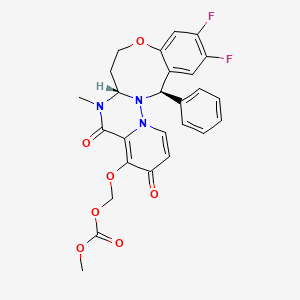 molecular formula C26H23F2N3O7 B12420025 Cap-dependent endonuclease-IN-21 