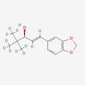 molecular formula C14H18O3 B12420035 (S)-Stiripentol-d9 