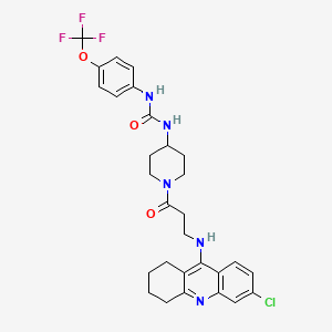 molecular formula C29H31ClF3N5O3 B12420036 sEH/AChE-IN-1 