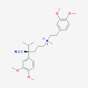 molecular formula C27H39N2O4+ B1242004 右旋维拉帕米(1+) 