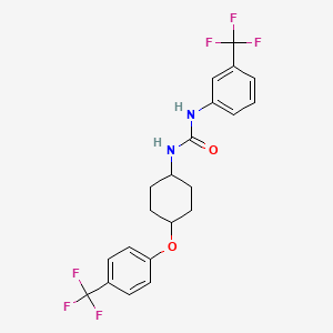 molecular formula C21H20F6N2O2 B12420053 EIF2alpha activator 2 