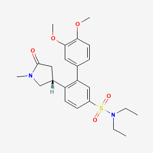 molecular formula C23H30N2O5S B12420080 BET bromodomain inhibitor 2 