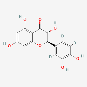 molecular formula C15H12O7 B12420093 Taxifolin-d3 