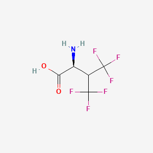 molecular formula C5H5F6NO2 B1242010 Hexafluorovaline 