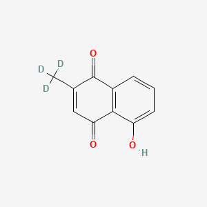 molecular formula C11H8O3 B12420104 Plumbagin-d3 