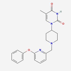 molecular formula C22H24N4O3 B12420162 MtTMPK-IN-1 