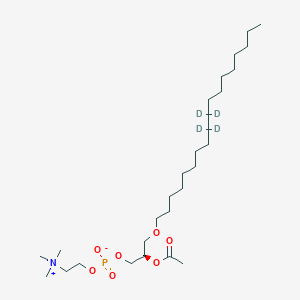 molecular formula C28H58NO7P B12420174 C18-PAF-d4 