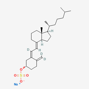 molecular formula C27H43NaO4S B12420183 Vitamin D3 sulfate-d3 (sodium) 