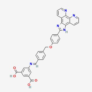 molecular formula C35H23N5O5 B12420211 Antibacterial agent 112 